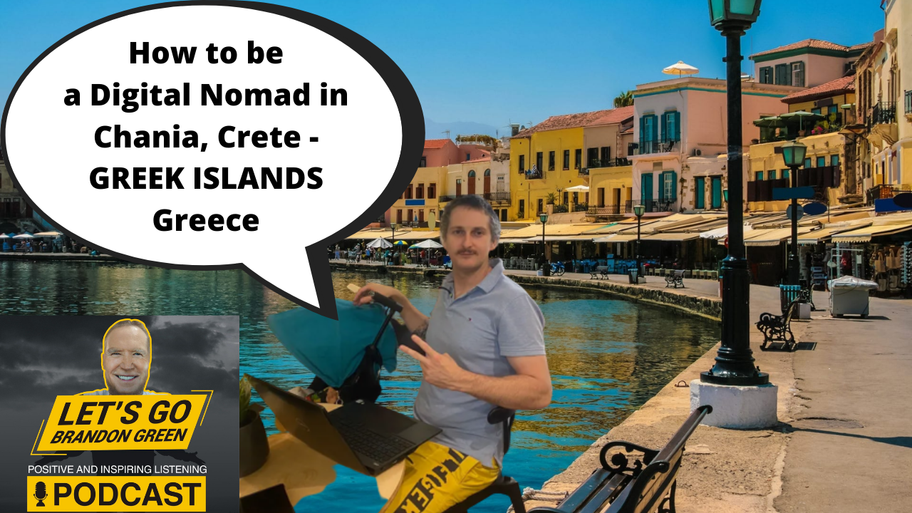 digital nomad living in Chania Crete Greece