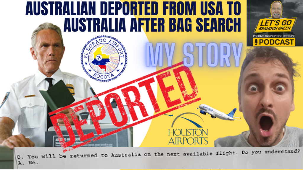 Australian tourist deported from USA story