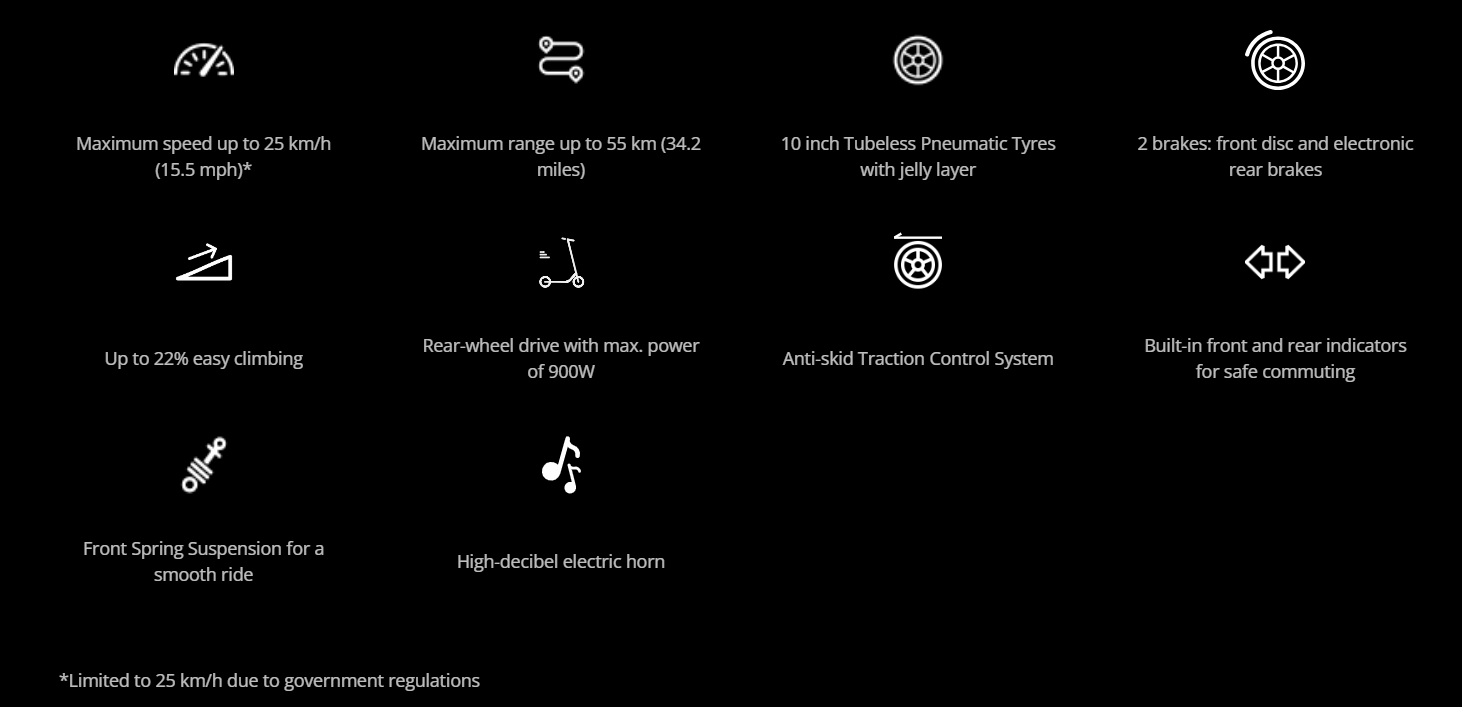 Segway Ninebot F2 Pro Review -specifications